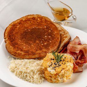 Pancakes keto de almendras