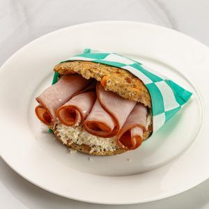 Arepa con Jamon y Queso (UNIDAD)