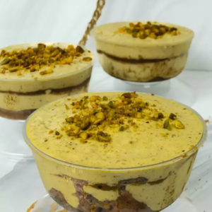 Tiramisú Keto de Pistacho