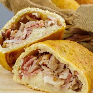Cachitos de jamón y bacon